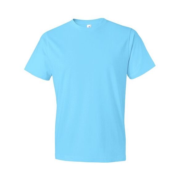 Anvil Mens Fashion T-Shirt / Caribbean Blue - Picture 1 of 3